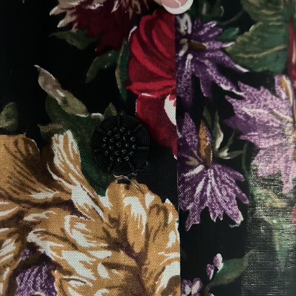 Vintage beautiful print dress - Picture 3 of 5